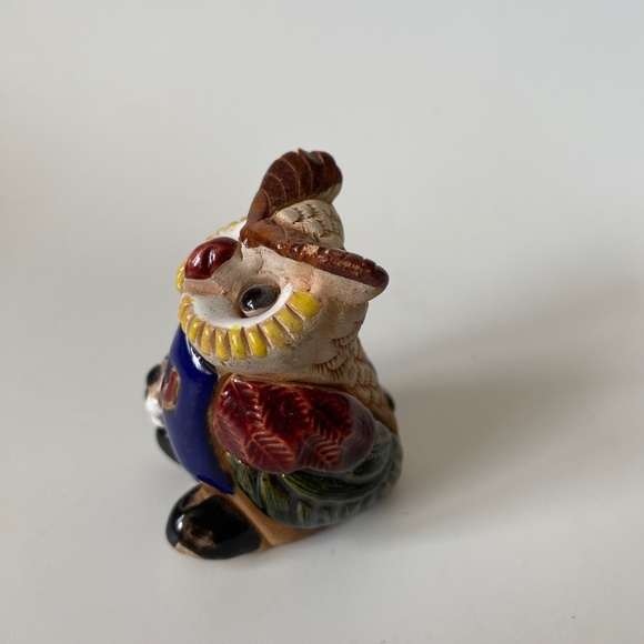 Artesania Rinconada Owl Soccer Player Figurine Collectible 1990s Vintage - Picture 8 of 10